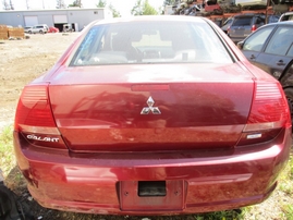 2005 MITSUBISHI GALANT ES BURGUNDY 2.4L AT 163767